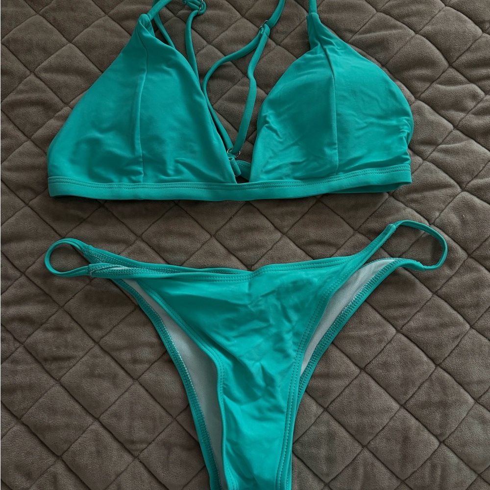 Teal Bikini Set